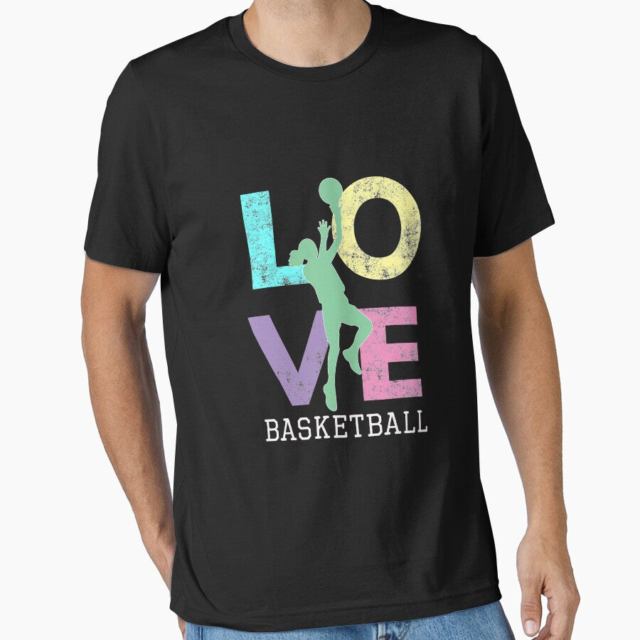 Cute Basketball Lover Girls Gift for Ballers by LGamble12345 T-Shirts, Hoodie, Sweatshirt | BlankRebels.com (Image 1)