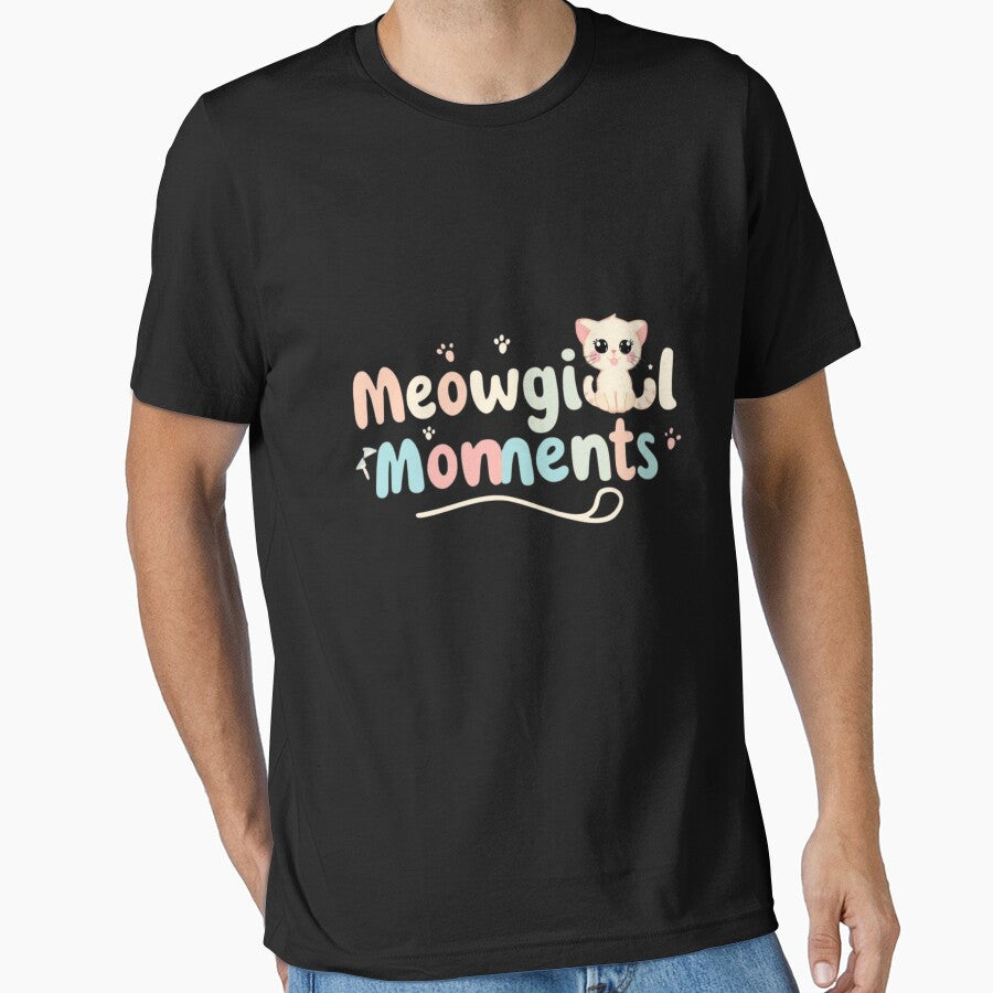 Meowgical Moments – Cute Cat Aesthetic Design by  Cativerse T-Shirts, Hoodie, Sweatshirt | BlankRebels.com (Image 1)