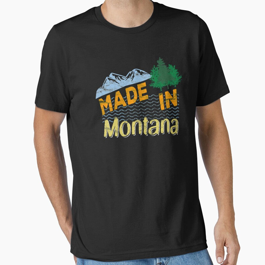 Made in Montana Landscape Camping design by fermo T-Shirts, Hoodie, Sweatshirt | BlankRebels.com (Image 1)