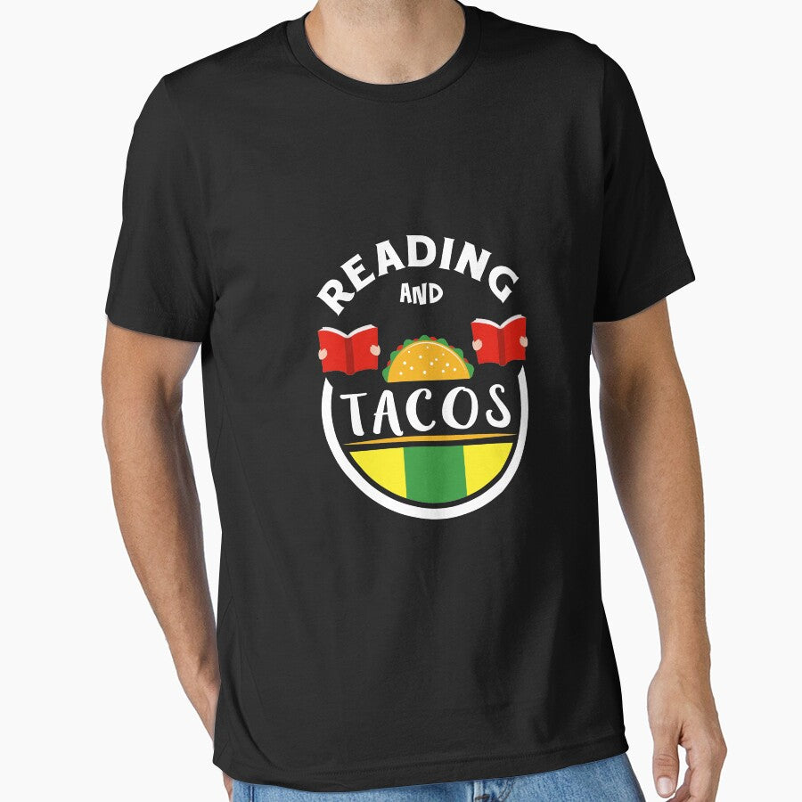 Reading and Tacos | book reading shirt | bookish gifts | book lover t-shirt | book lover gift | gift for booknerd | book shirt | author shirt | writer gift by Kreature Look