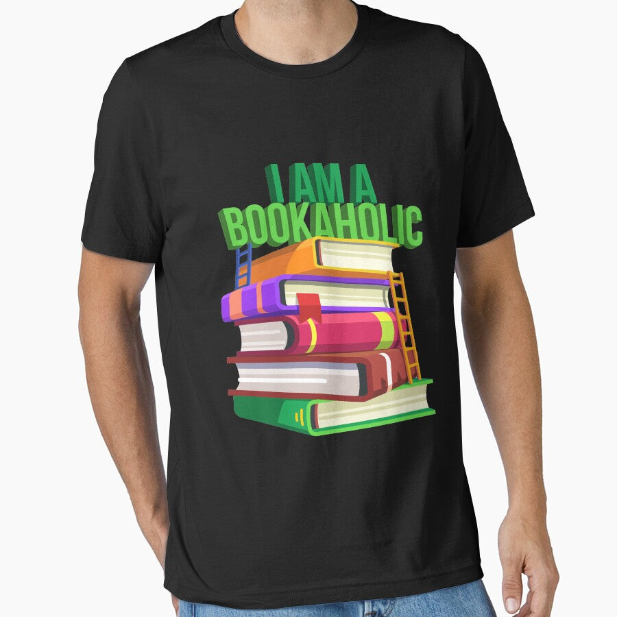 i am a bookaholic | book reading shirt | bookish gifts | book lover t-shirt | book lover gift | gift for booknerd | book shirt | author shirt | writer gift by Kreature Look