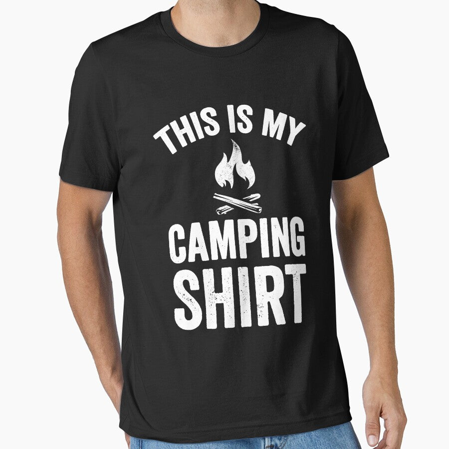 This is my camping shirt - Funny camping by Captain Mood Hoodie, Sweatshirt | BlankRebels.com (Image 1)