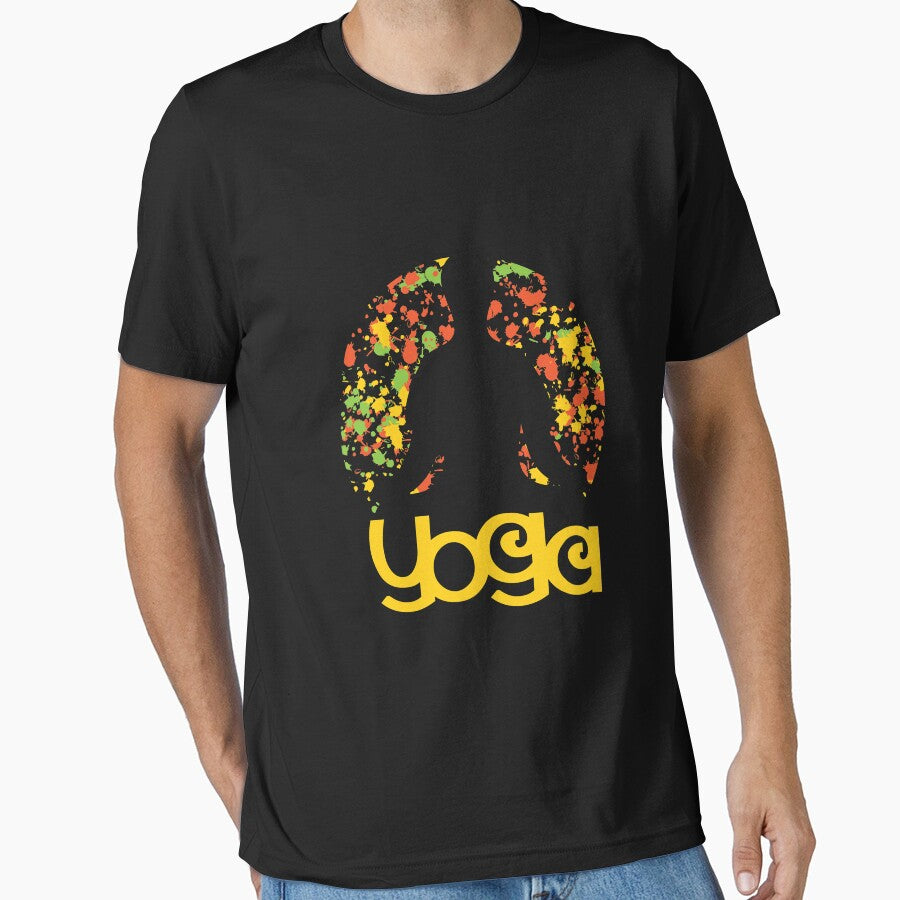 Modern Colored Floral Yoga Design by jazzworldquest T-Shirts, Hoodie, Sweatshirt | BlankRebels.com (Image 1)