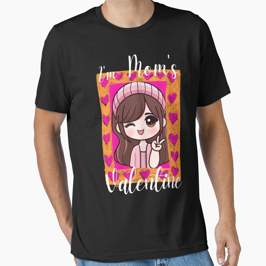 I am mom's valentine by ShopTwentyFour T-Shirts, Hoodie, Sweatshirt | BlankRebels.com (Image 1)