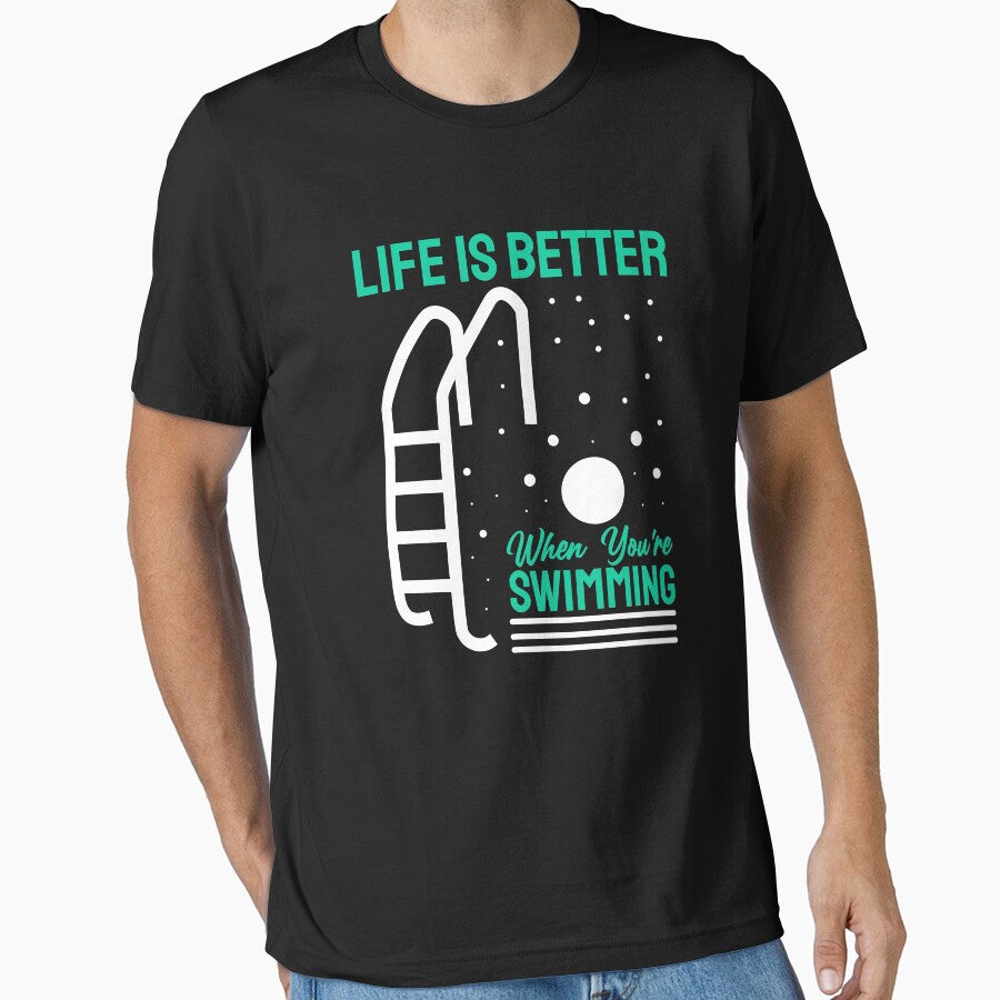 Life is Better When You're Swimming by bylox T-Shirts, Hoodie, Sweatshirt | BlankRebels.com (Image 1)