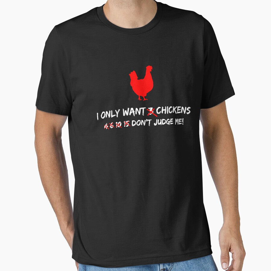 I Only Want Chicken Don't Judge Me T shirt by Mill8ion Hoodie, Sweatshirt | BlankRebels.com (Image 1)