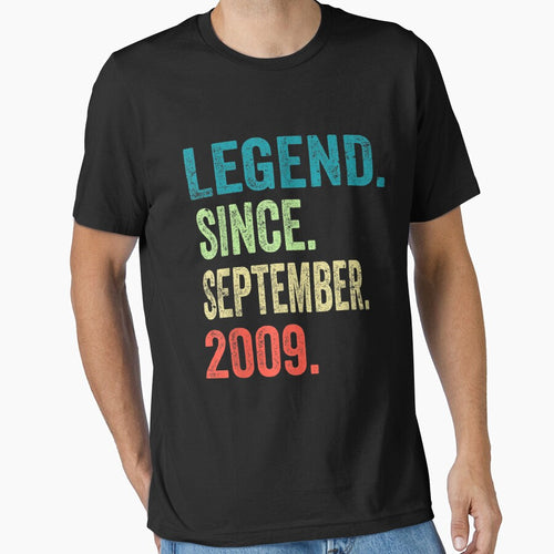 13 Year Old Gifts Vintage September 2009 13th Birthday Boy by Craig Hall T-Shirts, Hoodie, Sweatshirt (Image 1)
