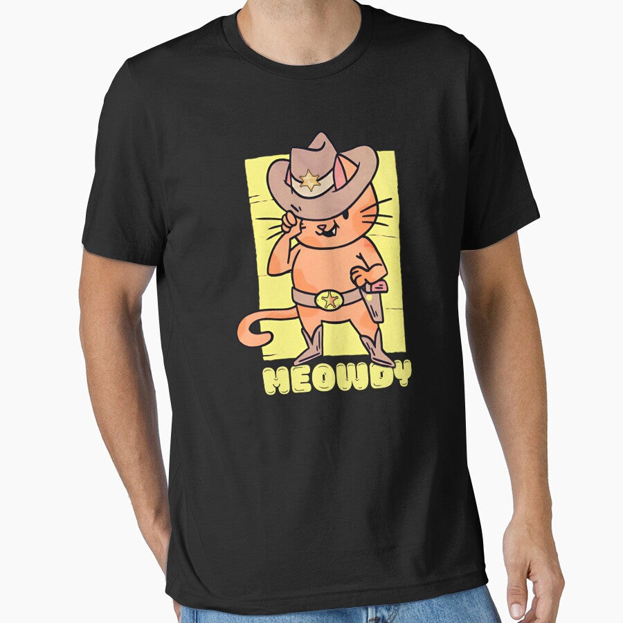 Funny Meowdy Cowboy Cats Howdy Texas Kitten by MotivaChic T-Shirts, Hoodie, Sweatshirt | BlankRebels.com (Image 1)