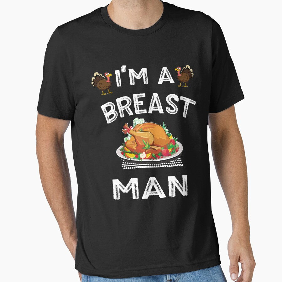 I'M A BREAST MAN T-SHIRT by Shuvra Gain Hoodie, Sweatshirt | BlankRebels.com (Image 1)