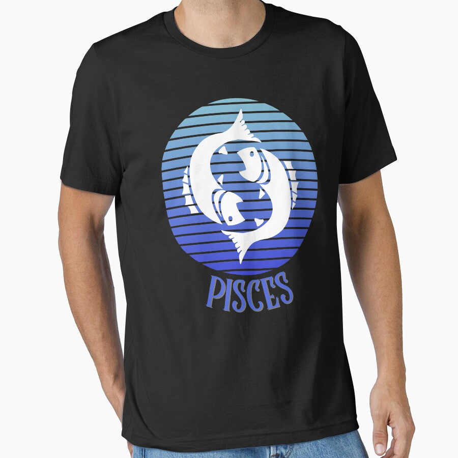 Pisces Vintage Zodiac Astrological Sign Retro Rainbow T-Shirts, Hoodie, Sweatshirt