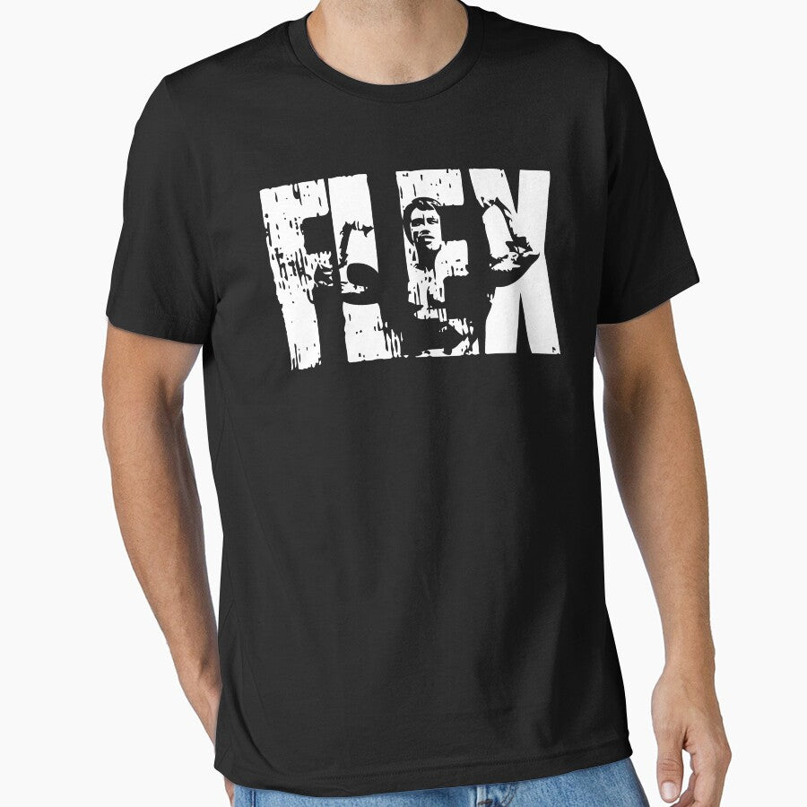 FLEX (Arnold Iconic) by ilovearnie T-Shirts, Hoodie, Sweatshirt | BlankRebels.com (Image 1)