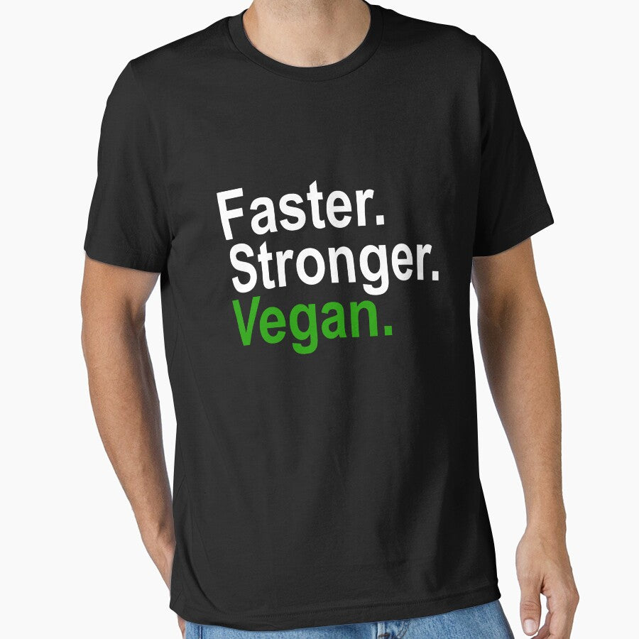 Faster Stronger Vegan by House Sparrow T-Shirts, Hoodie, Sweatshirt | BlankRebels.com (Image 1)