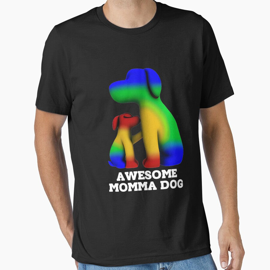 Valentine 3D Momma Dog Hug Love Support Parent Lovers by BOHOVIN T-Shirts, Hoodie, Sweatshirt | BlankRebels.com (Image 1)