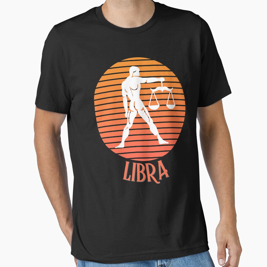 Libra Vintage Zodiac Astrological Sign Retro Rainbow T-Shirts, Hoodie, Sweatshirt
