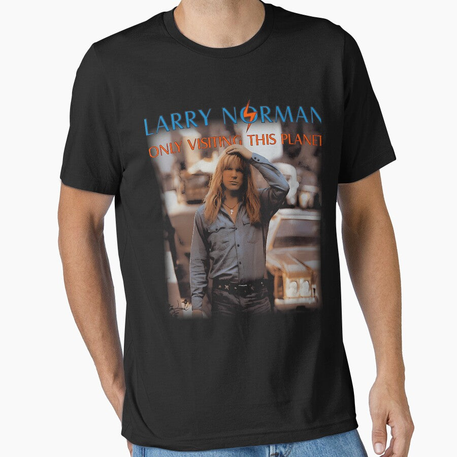Larry Norman - Only Visiting This Planet by TrenzDesign T-Shirts, Hoodie, Sweatshirt | BlankRebels.com (Image 1)