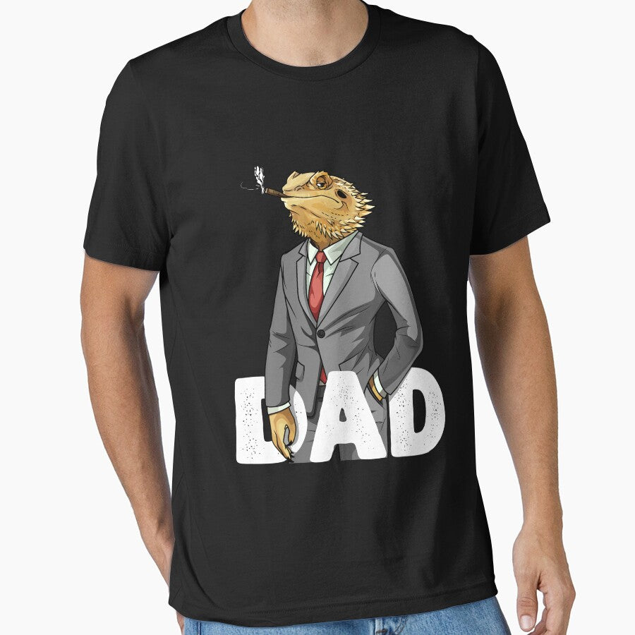 Bearded Dragon Dad Funny Respect The Beard by iliasjeff T-Shirts, Hoodie, Sweatshirt | BlankRebels.com (Image 1)