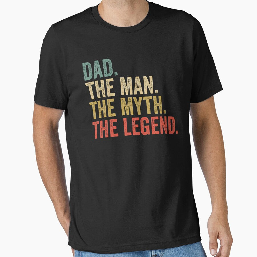 Dad the man the myth the legend retro fathers day by Majesticoo T-Shirts, Hoodie, Sweatshirt | BlankRebels.com (Image 1)