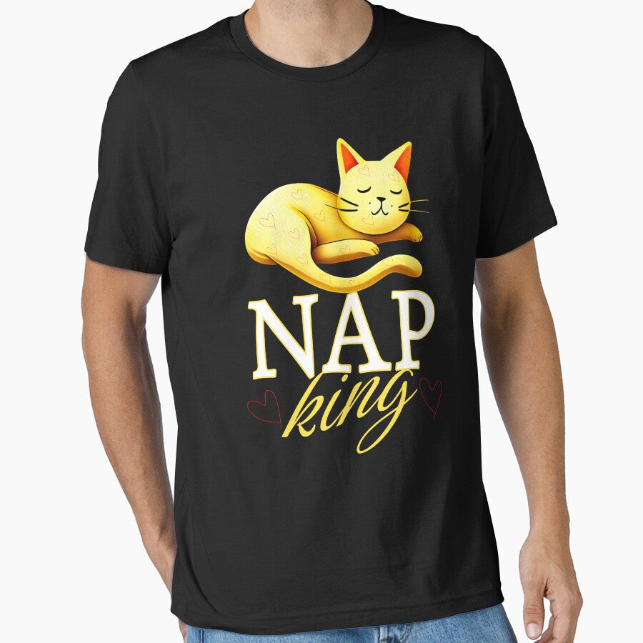 Nap king, funny cat owner gifts by Creativeworld777 T-Shirts, Hoodie, Sweatshirt | BlankRebels.com (Image 1)