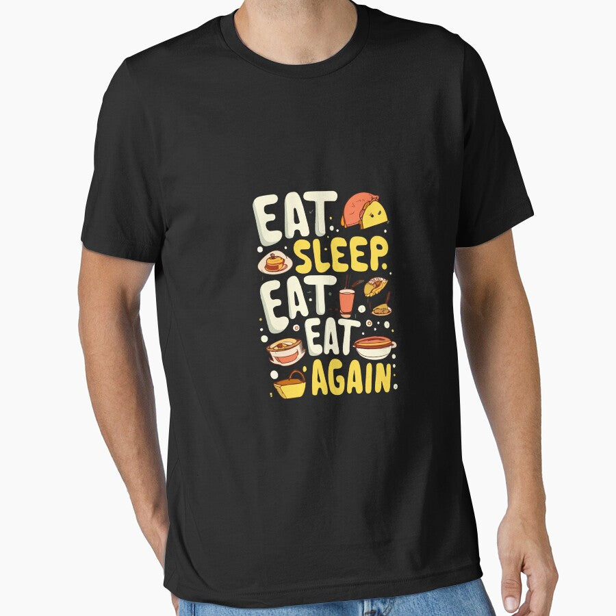 Eat Sleep Eat Again Artwork by Collision19