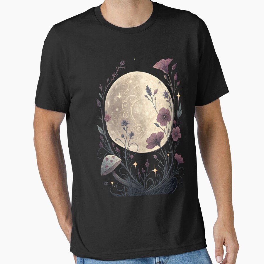 Full Moon Bloom by SolombraArt T-Shirts, Hoodie, Sweatshirt | BlankRebels.com (Image 1)
