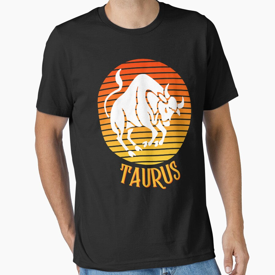 Taurus Vintage Zodiac Astrological Sign Retro Rainbow T-Shirts, Hoodie, Sweatshirt