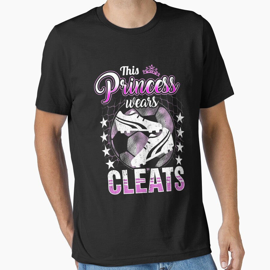 This princess wears cleats - soccer girl by Captain Mood