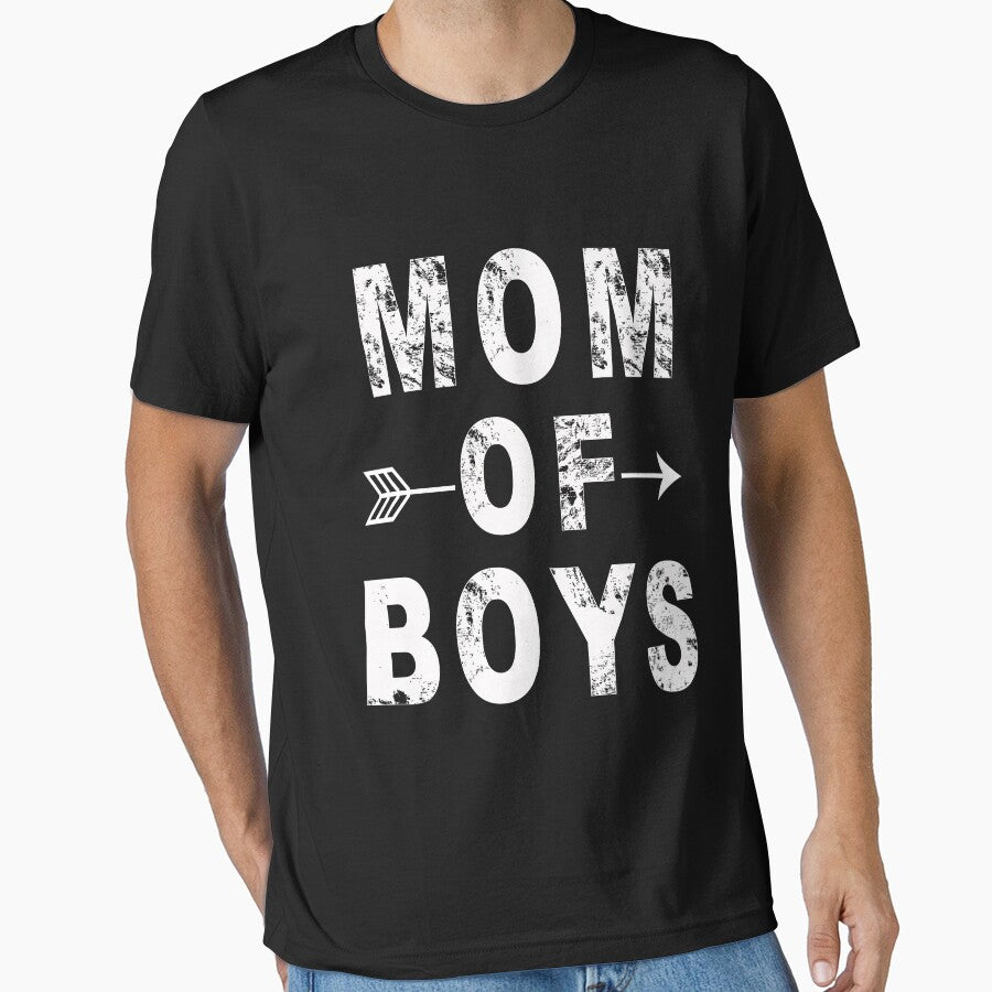 MOM OF BOYS by vndesign T-Shirts, Hoodie, Sweatshirt | BlankRebels.com (Image 1)