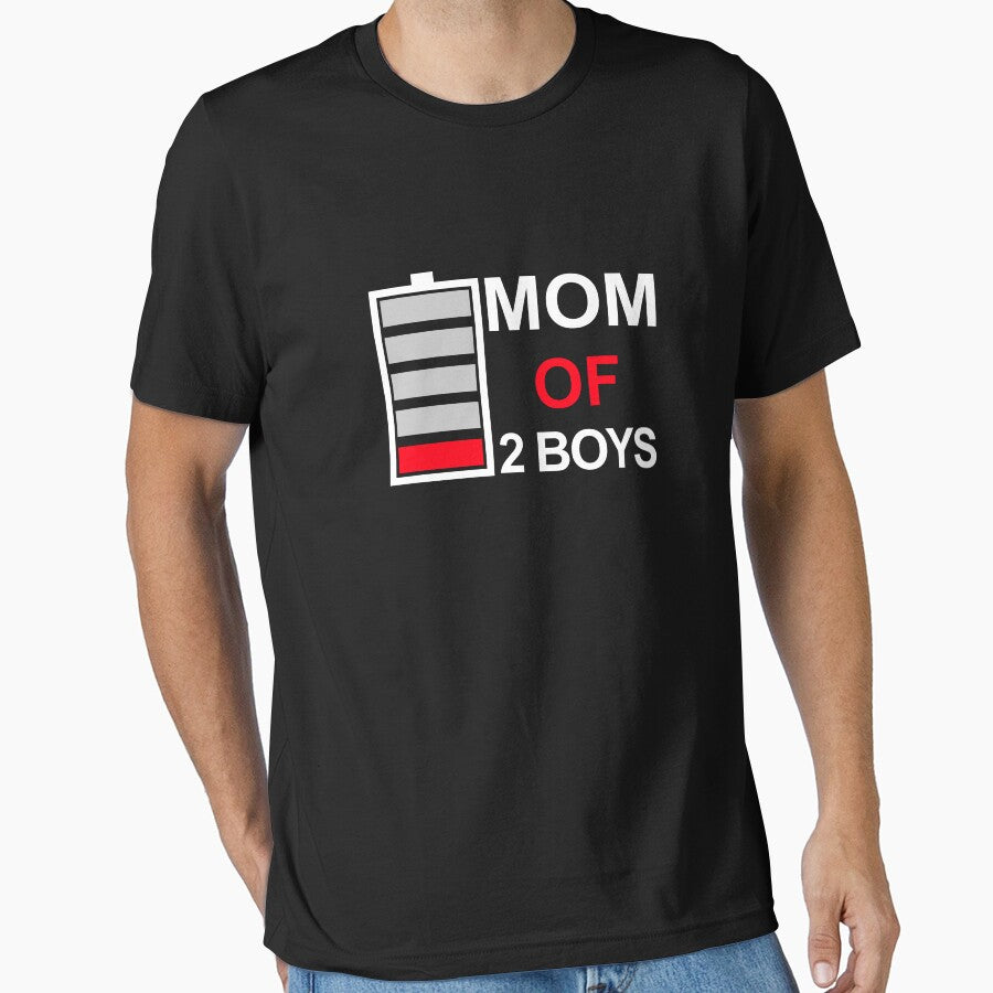 Mom Of 2 Boys Gift From Son for black by taby2you T-Shirts, Hoodie, Sweatshirt | BlankRebels.com (Image 1)