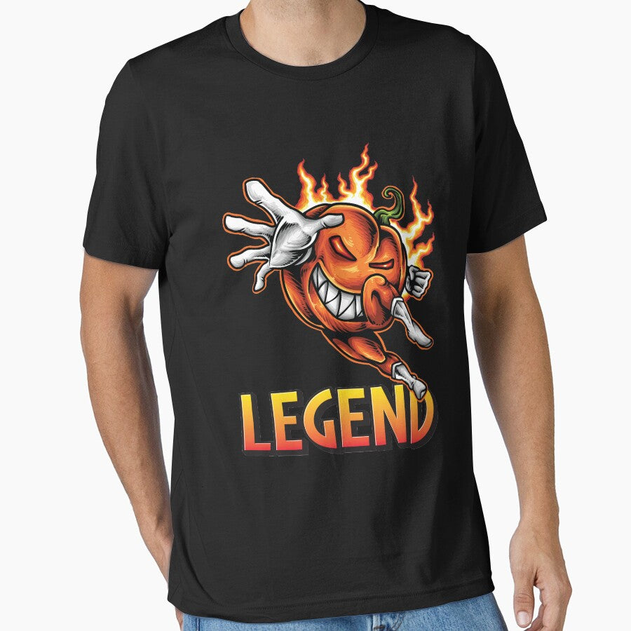 Legend Halloween Havoc The Man The Myth The Pumpkin Bodybuilder Powerlifter by ProjectX23 T-Shirts, Hoodie,... (Image 1)