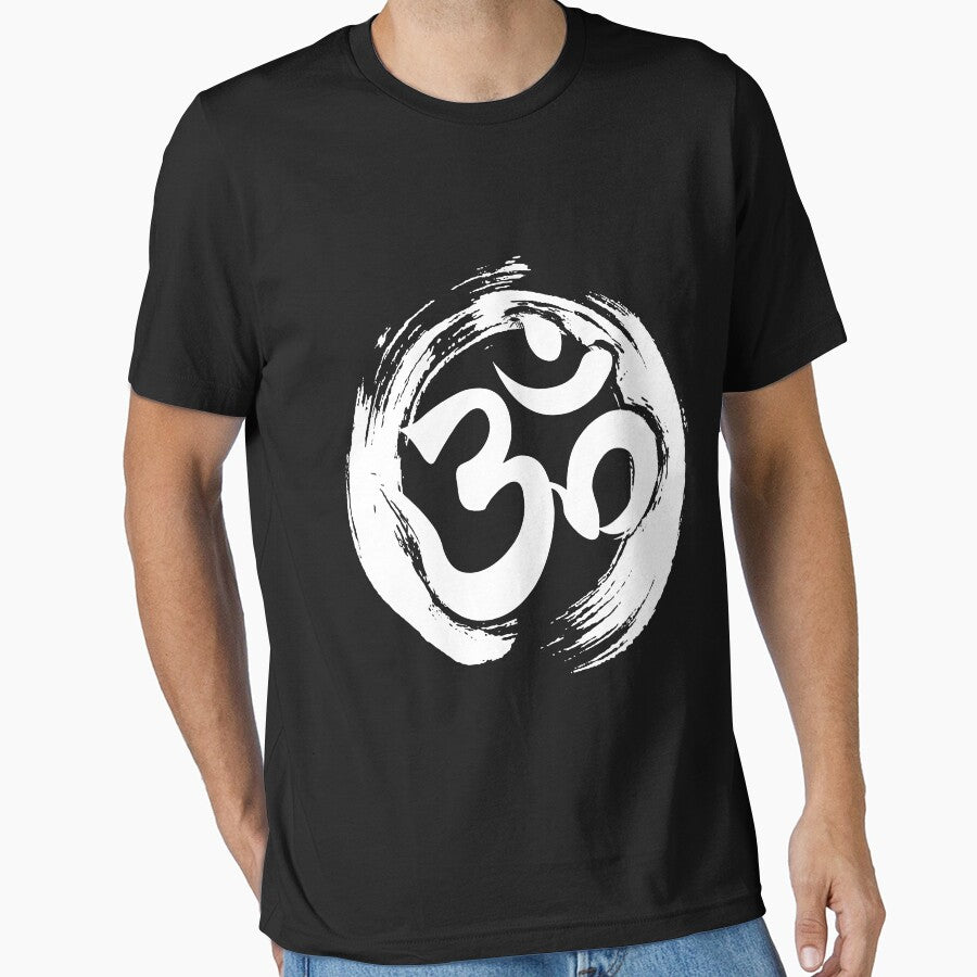 ohm symbol meditation yoga pose gym fitness shirt by lu2k Hoodie, Sweatshirt | BlankRebels.com (Image 1)