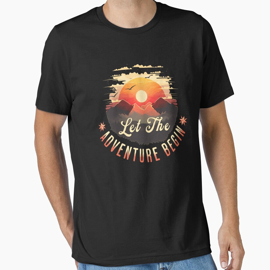 Let the Adventure Begin - T-Shirt by dandeklerk Hoodie, Sweatshirt | BlankRebels.com (Image 1)