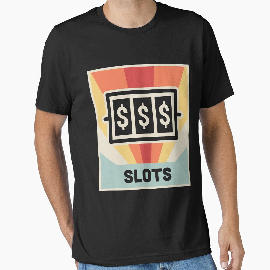 Vintage Style Slot Machine Design by Jam Jar T-Shirts, Hoodie, Sweatshirt | BlankRebels.com (Image 1)