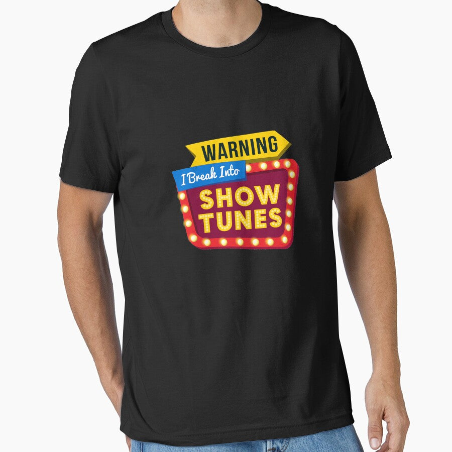 Warning I Break Into Show Tunes | theatre lover | theatre geek | theatre gifts | music theatre shirt | drama teacher gift | theatre gift ideas | theatre shirt | thespian shirt by Kreature Look