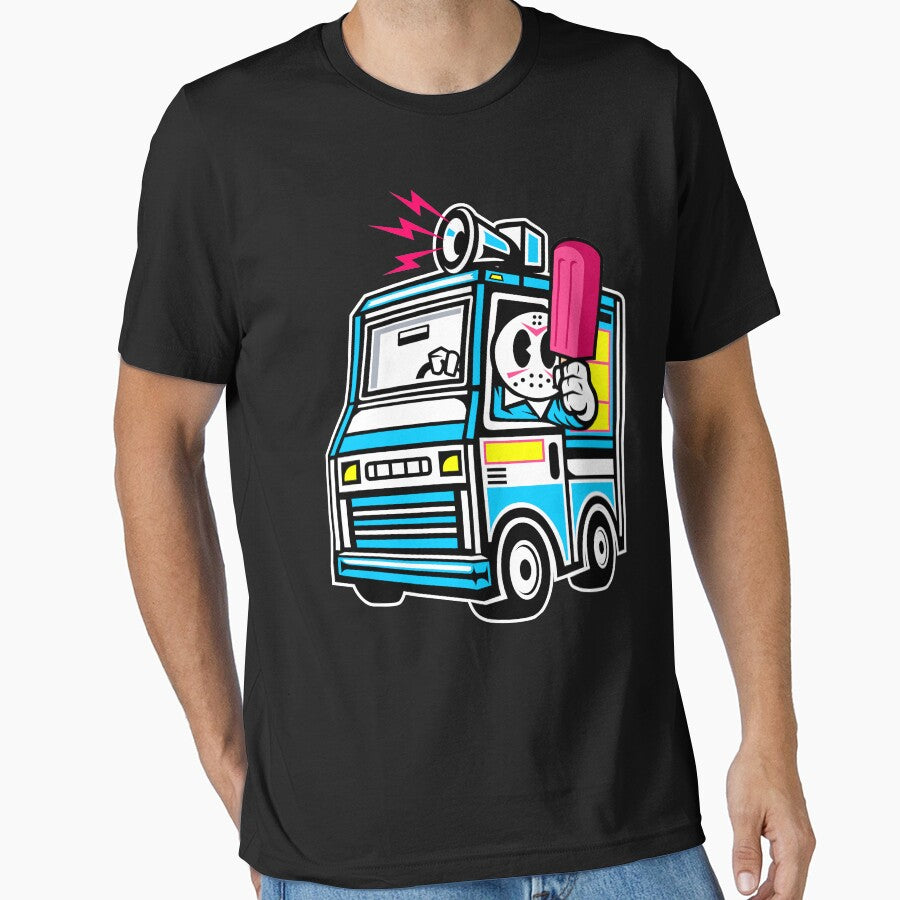 Ice Cream Truck Drawing Cartoon by Cheap Women's Shirts