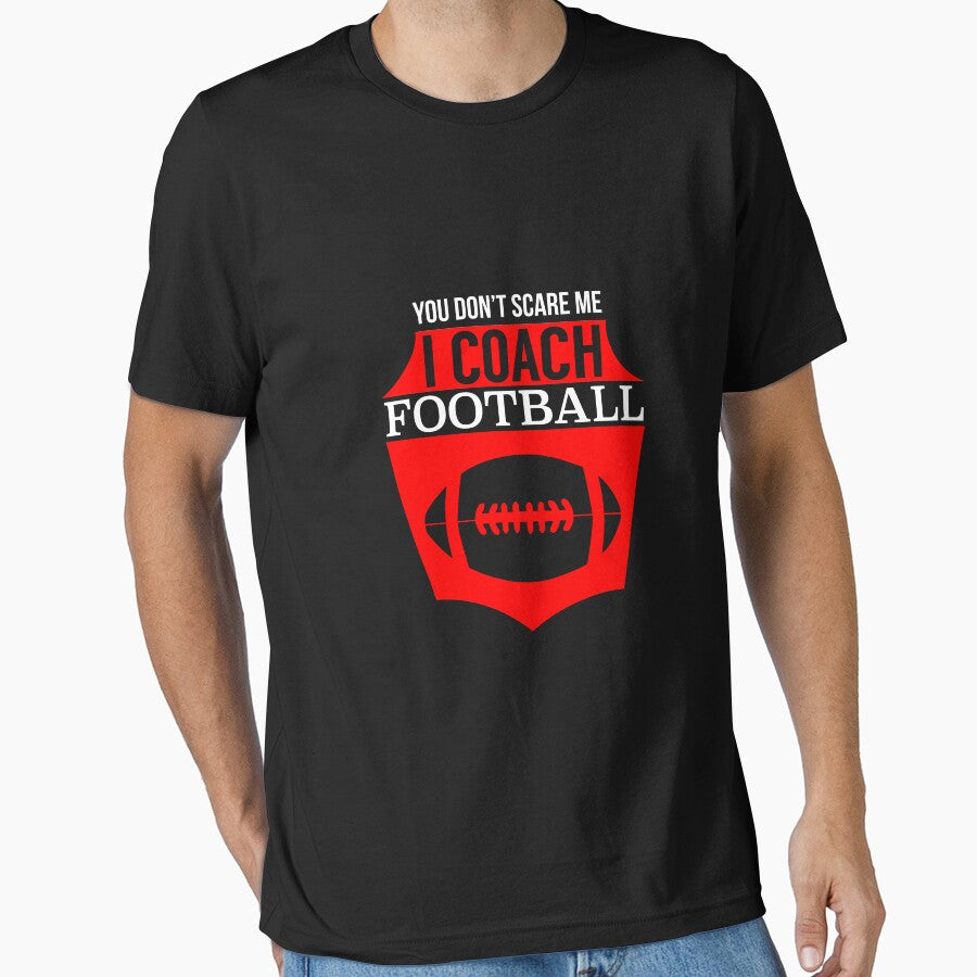 You Don't Scare Me I Coach Football | football accessories | football shirt | tailgate shirt | tailgate clothes... (Image 1)