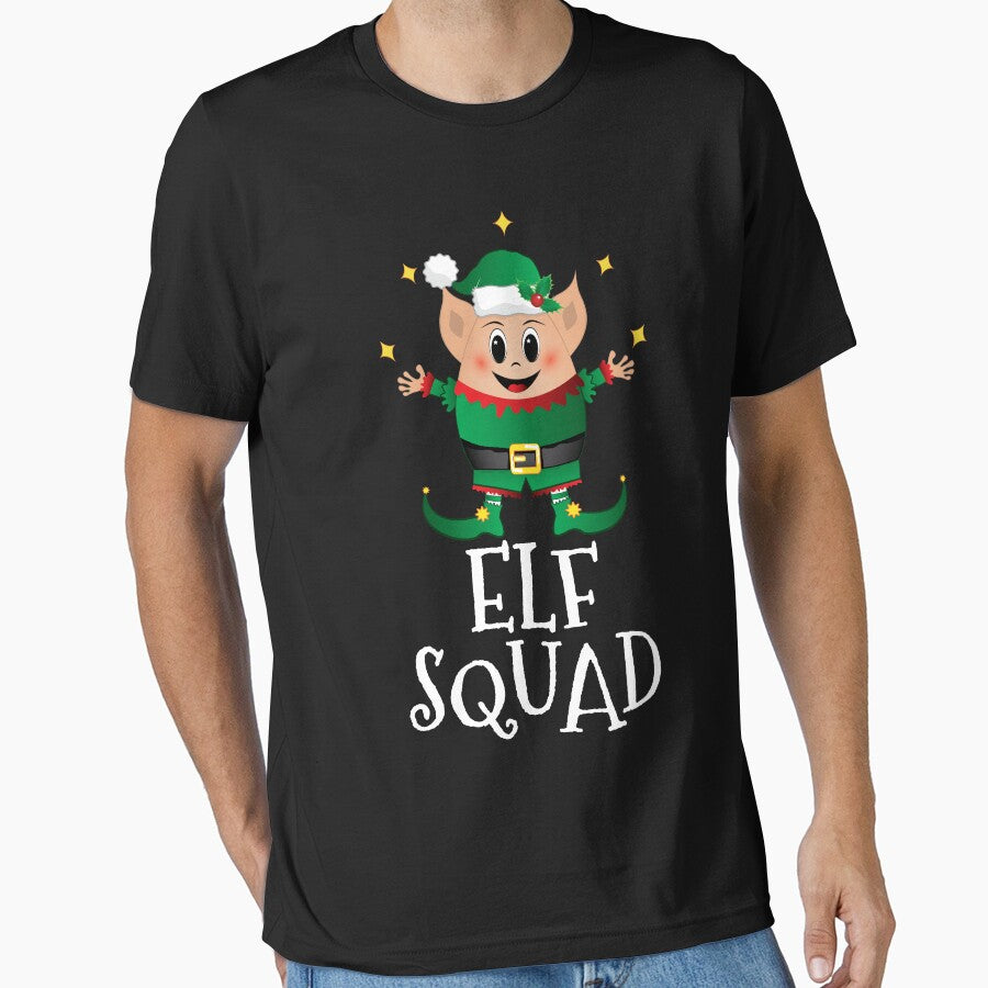 Elf Squad Matching Family Funny Xmas Elf Pajama T-Shirts, Hoodie, Sweatshirt