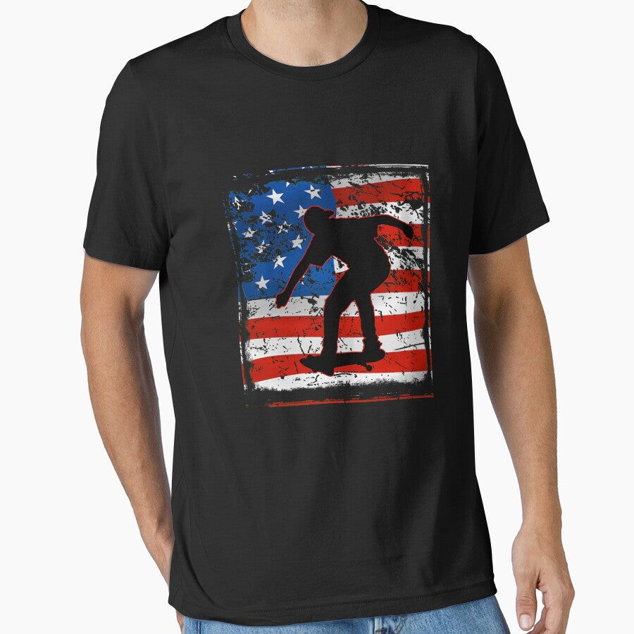 US Skater by stuch75 T-Shirts, Hoodie, Sweatshirt | BlankRebels.com (Image 1)