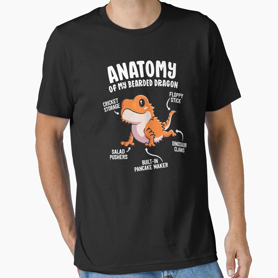 Anatomy Of A Bearded Dragon Shirt Gift For Reptile Lover by 14thFloor Hoodie, Sweatshirt | BlankRebels.com (Image 1)