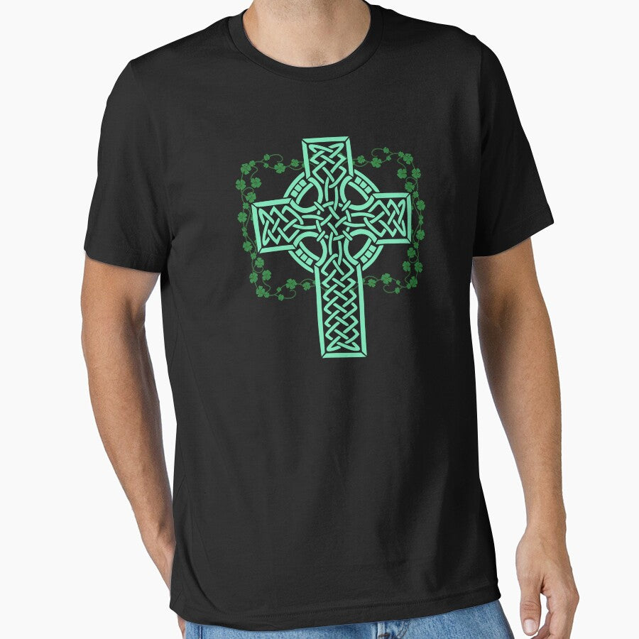St. Patrick's Day Celtic Cross by Rich Summers Art T-Shirts, Hoodie, Sweatshirt | BlankRebels.com (Image 1)