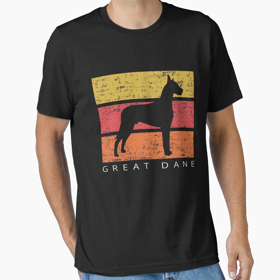 Great Dane Retro Vintage Design Distressed by SayAhh T-Shirts, Hoodie, Sweatshirt | BlankRebels.com (Image 1)
