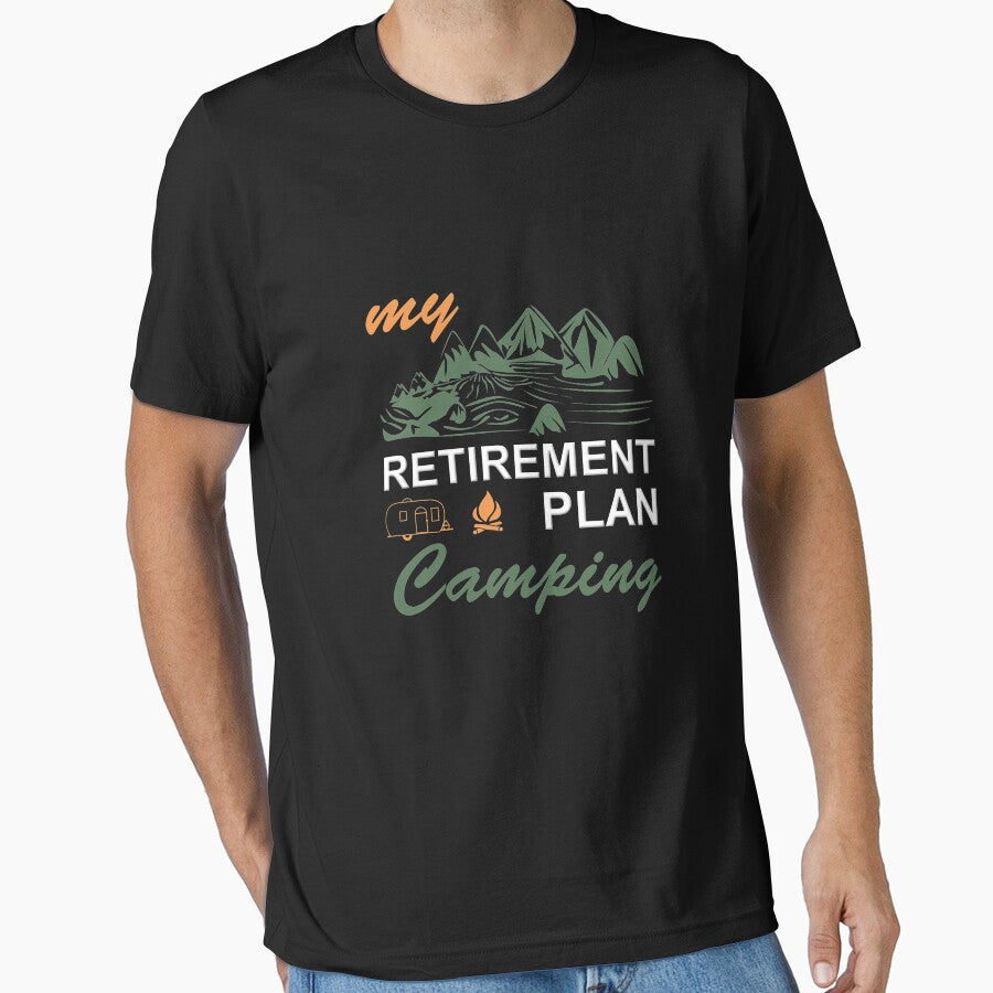 MY RETIREMENT PLAN IS CAMPING! GIFT FOR CAMPER by JamesandLuis T-Shirts, Hoodie, Sweatshirt | BlankRebels.com (Image 1)