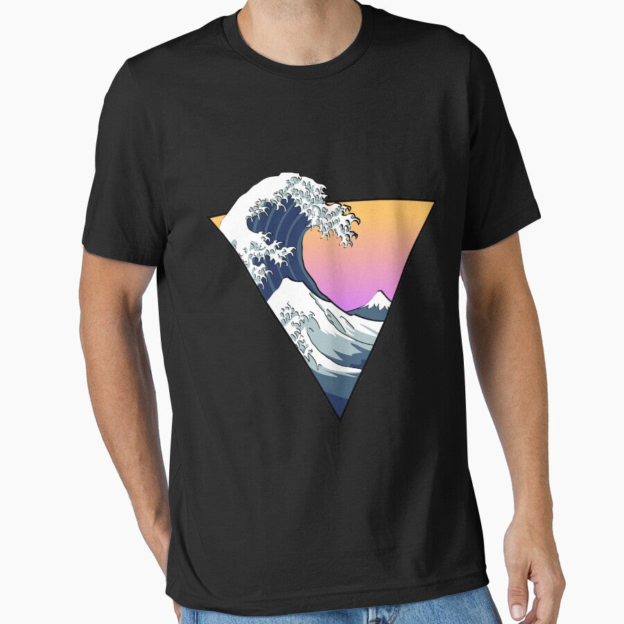 Great Wave Aesthetic by Zayter T-Shirts, Hoodie, Sweatshirt | BlankRebels.com (Image 1)