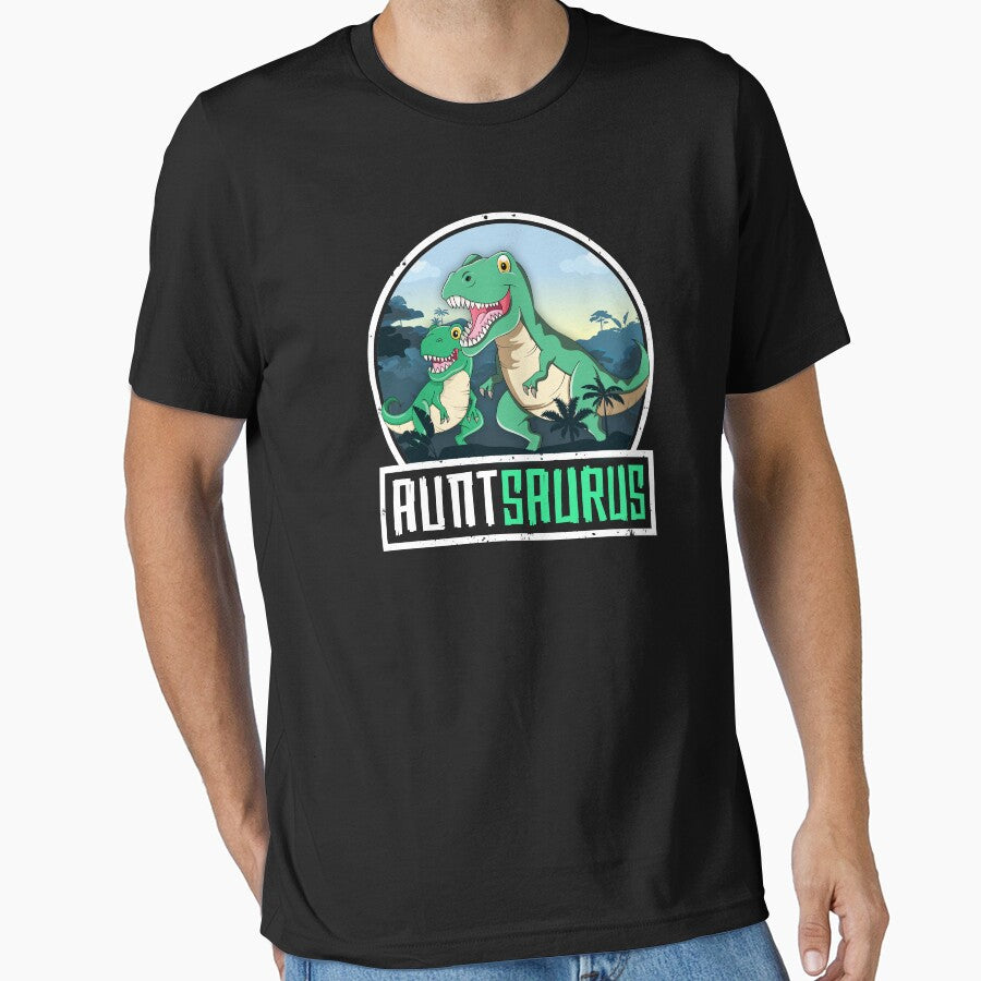 Auntsaurus T-Rex Aunt Dinosaur Saurus Women Matching Family by 14thFloor T-Shirts, Hoodie, Sweatshirt (Image 1)