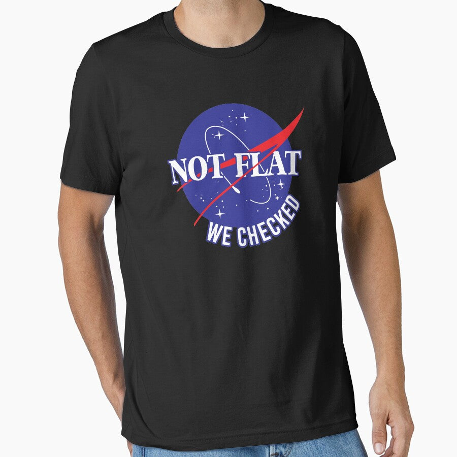 NASA Not Flat We Checked by breh-art T-Shirts, Hoodie, Sweatshirt | BlankRebels.com (Image 1)