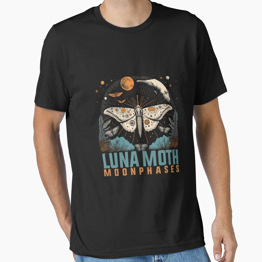 Moon Phases Luna moth by Snoopytheking T-Shirts, Hoodie, Sweatshirt | BlankRebels.com (Image 1)