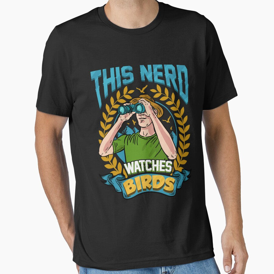 This Nerd Watches Birds Ornithology Gift by Hananiah Merch T-Shirts, Hoodie, Sweatshirt | BlankRebels.com (Image 1)