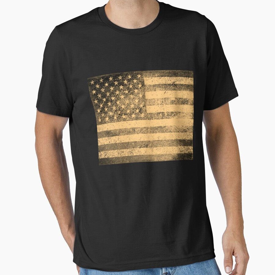 Old American Flag Grunge by enhan