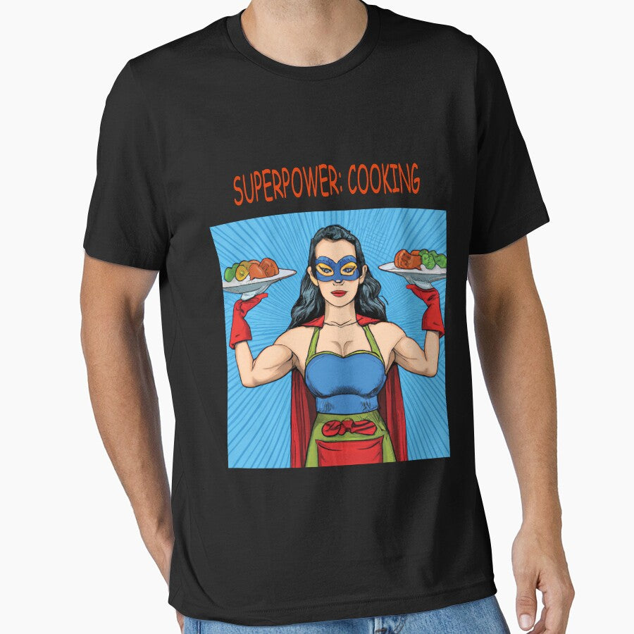 Superhero Chef/Cook: Cooking is my Superpower Series by Artsytee Lab T-Shirts, Hoodie, Sweatshirt | BlankRebels.com (Image 1)