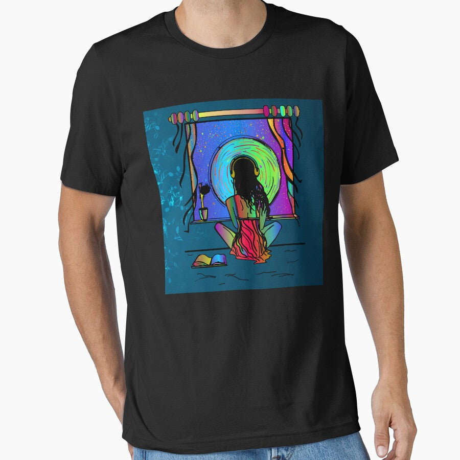 ‘I Miss Live Music and Hugs’, cool and colourful musical design for music fans and music lovers by haRexia... (Image 1)