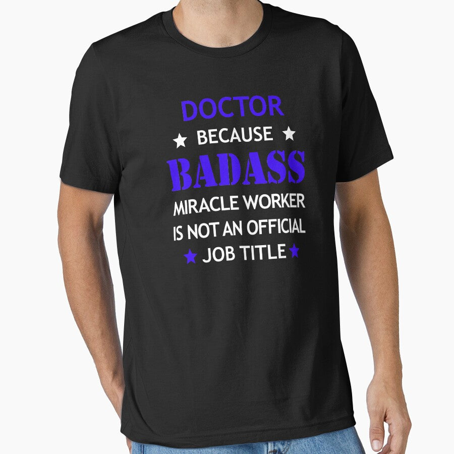 Doctor Badass Birthday Funny Christmas Cool Gift by smily-tees Hoodie, Sweatshirt | BlankRebels.com (Image 1)